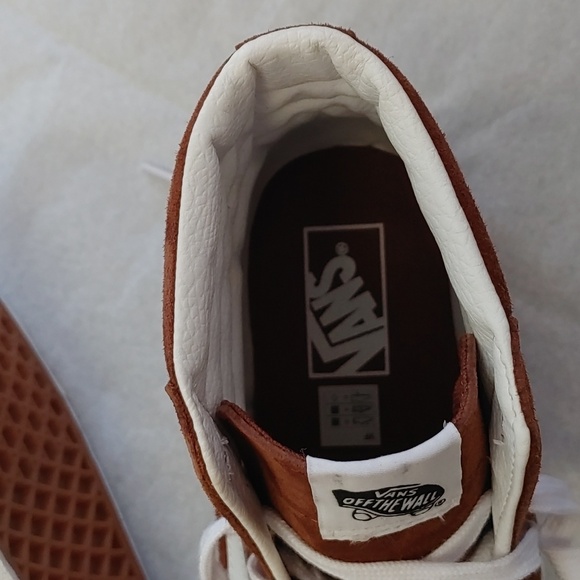 Vans Sk8-Hi Pig Suede Tortoise Shell Brown Sneakers NEW - Picture 11 of 12